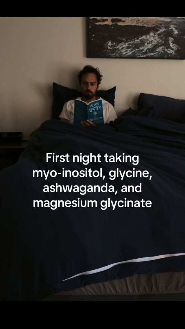On sleep, magnesium and ashwagandha.