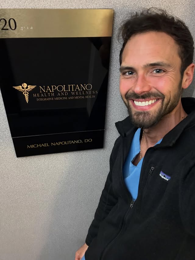 Dr. Napolitano's new practice space, opened after more than ten years of planning.